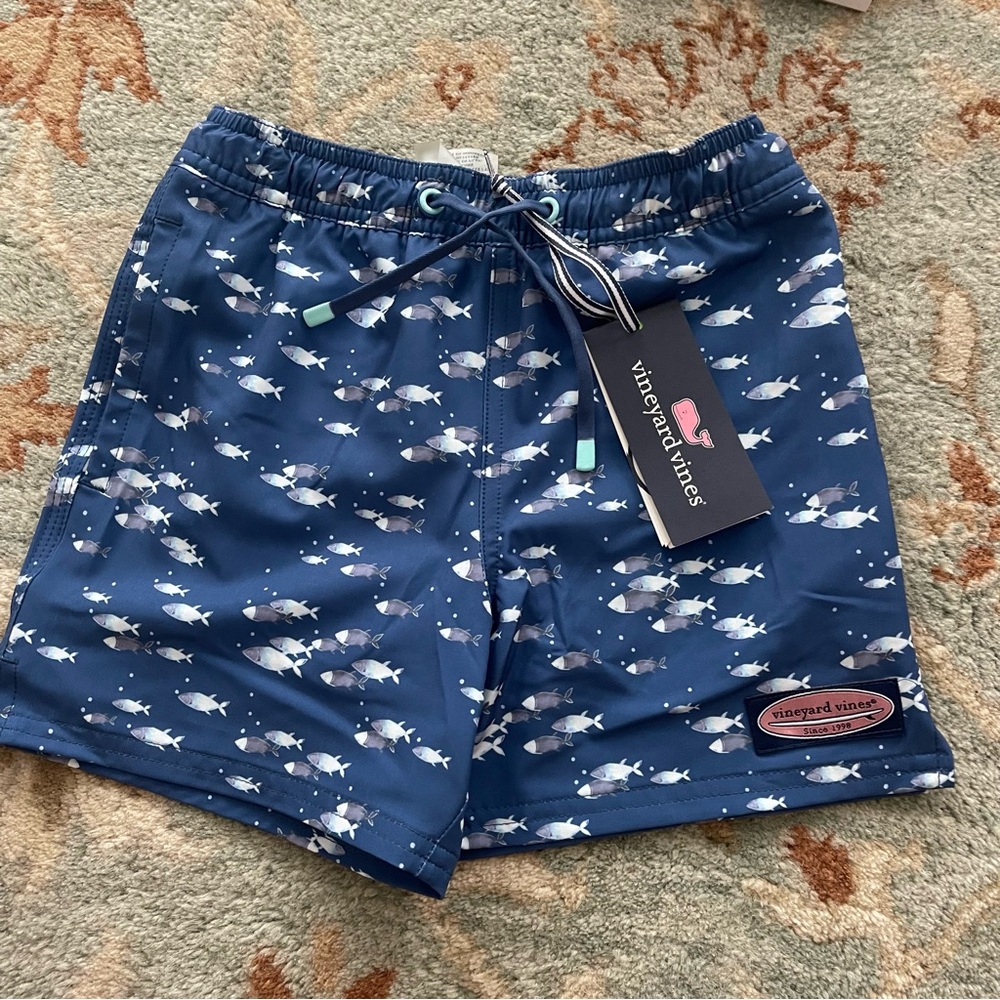 Vineyard Vines Boys “Chappy” Swim Trunks 6